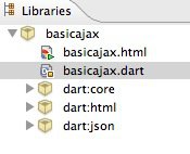 Basic Ajax with Dart - Editor Libraries